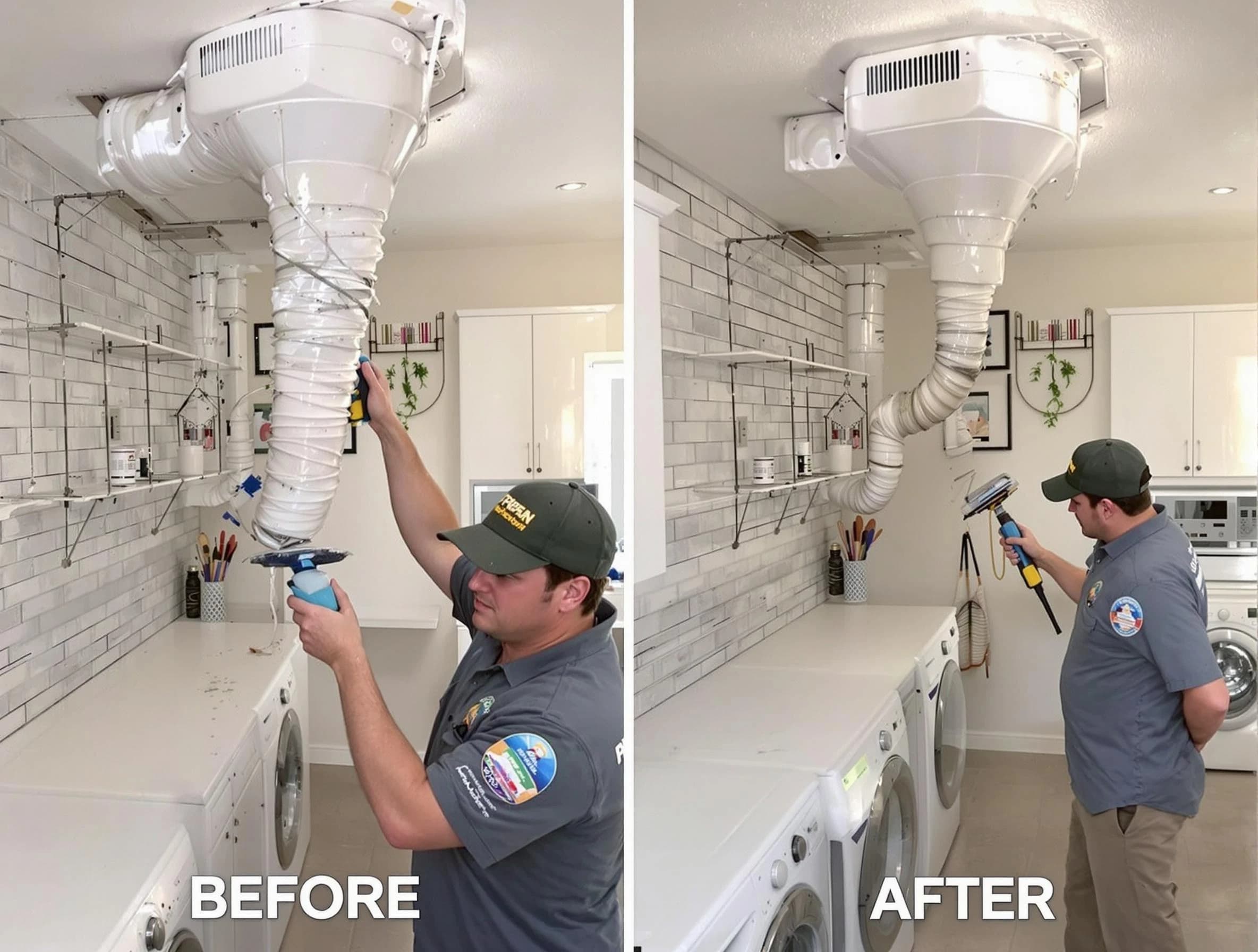 Professional dryer exhaust vent cleaning by Tuckahoe Dryer Vent Cleaning in Tuckahoe
