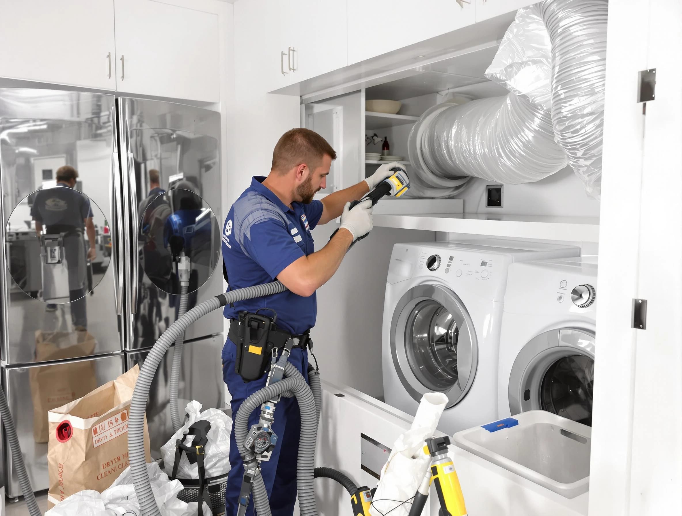 Professional duct cleaning by Tuckahoe Dryer Vent Cleaning in Tuckahoe