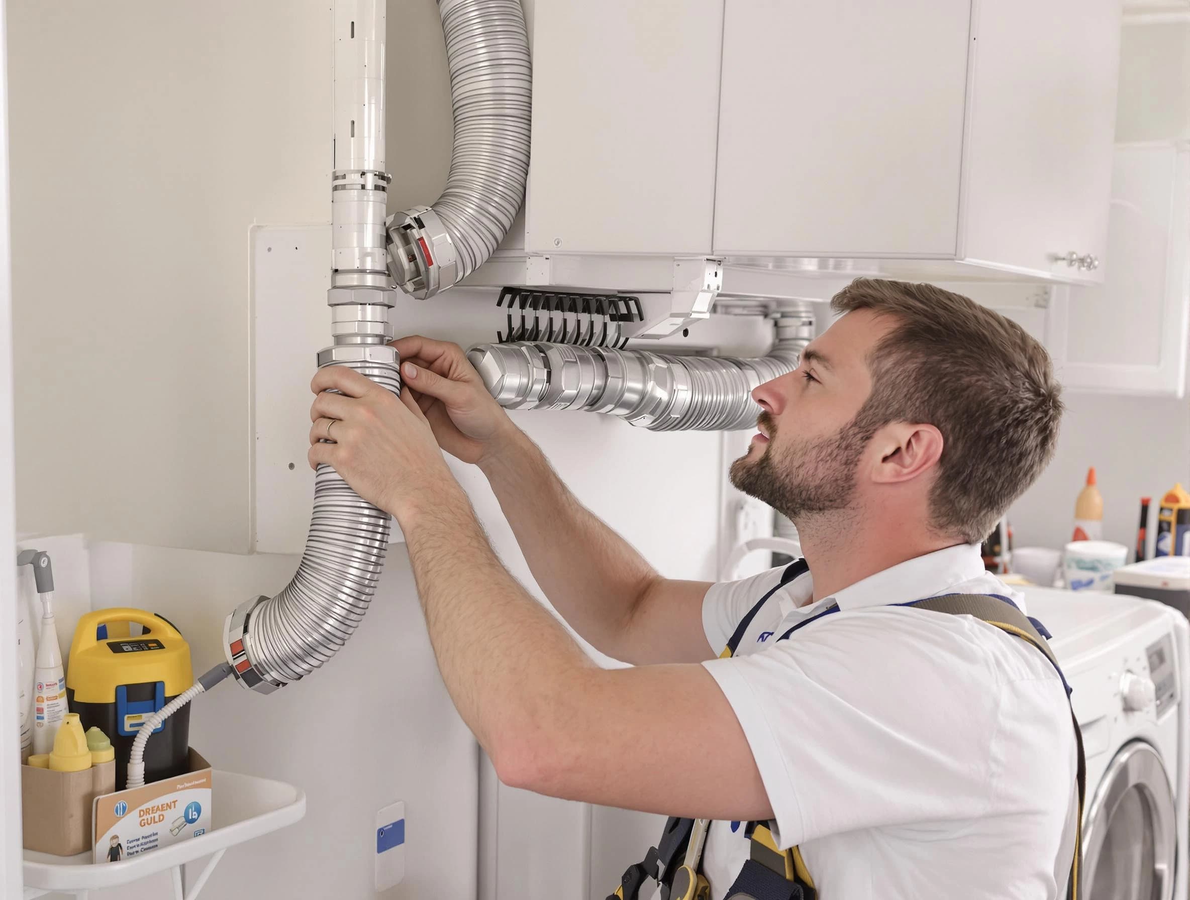 Professional dryer vent repair and installation by Tuckahoe Dryer Vent Cleaning in Tuckahoe