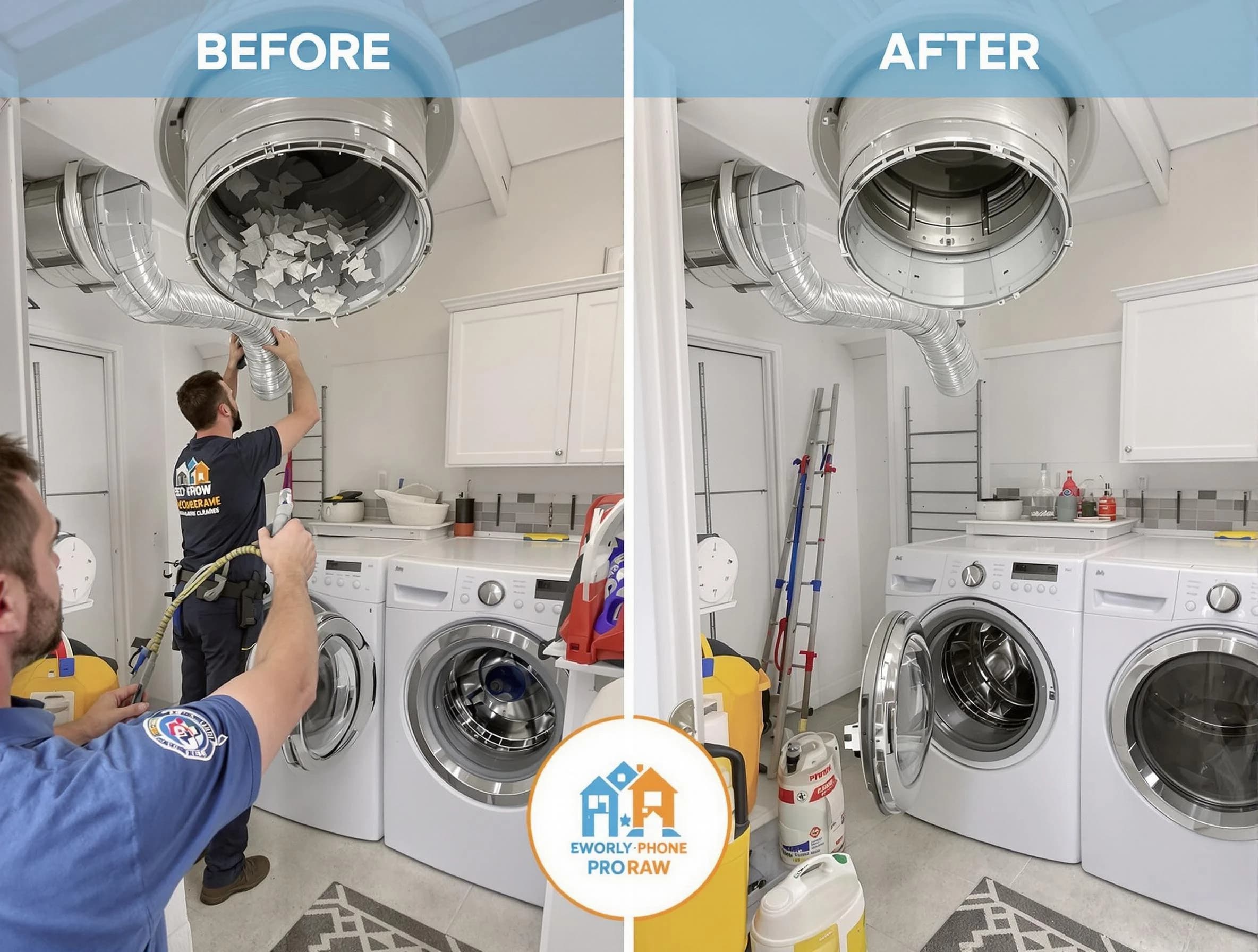 Residential dryer vent cleaning by Tuckahoe Dryer Vent Cleaning in Tuckahoe