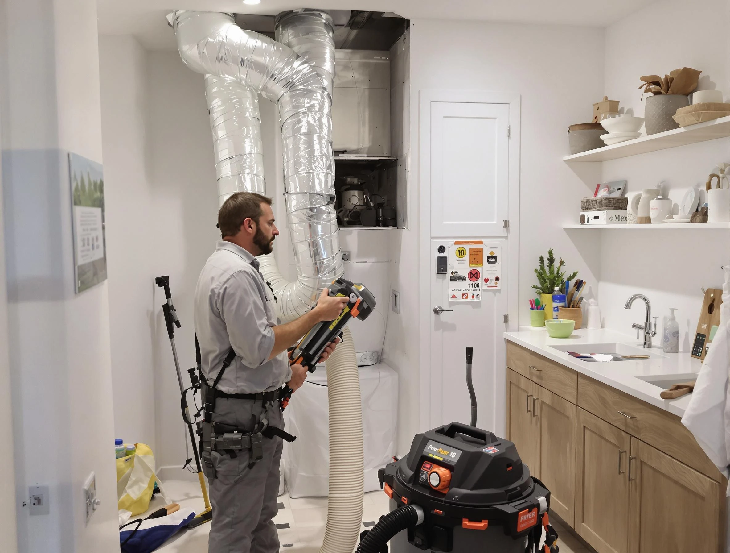 Clogged Dryer Vent Cleaning in Tuckahoe