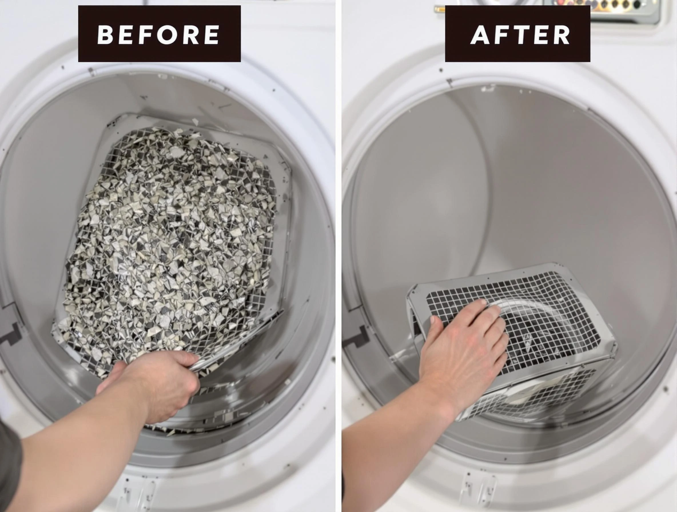 Professional lint trap cleaning by Tuckahoe Dryer Vent Cleaning in Tuckahoe