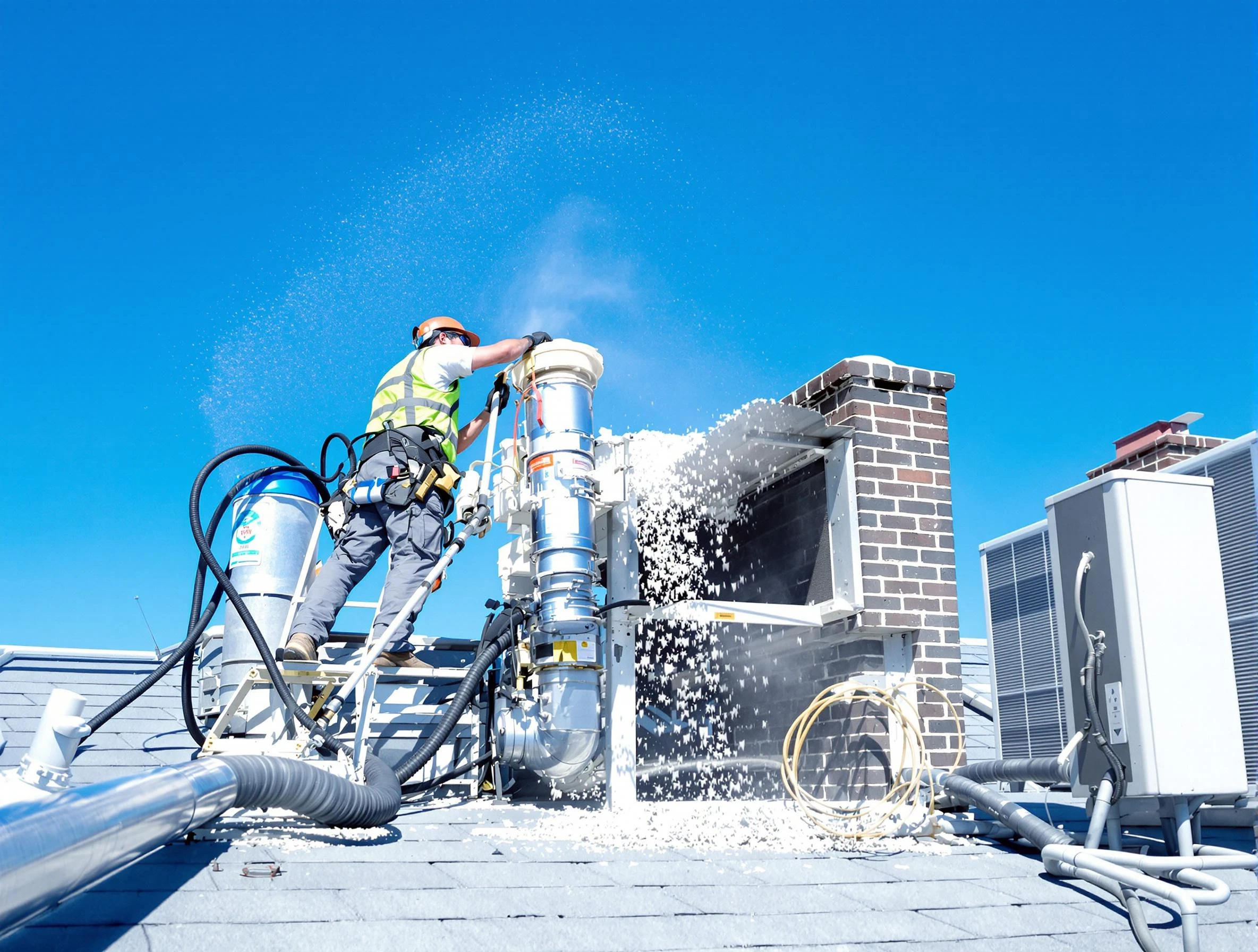 Expert roof dryer vent cleaning by Tuckahoe Dryer Vent Cleaning in Tuckahoe