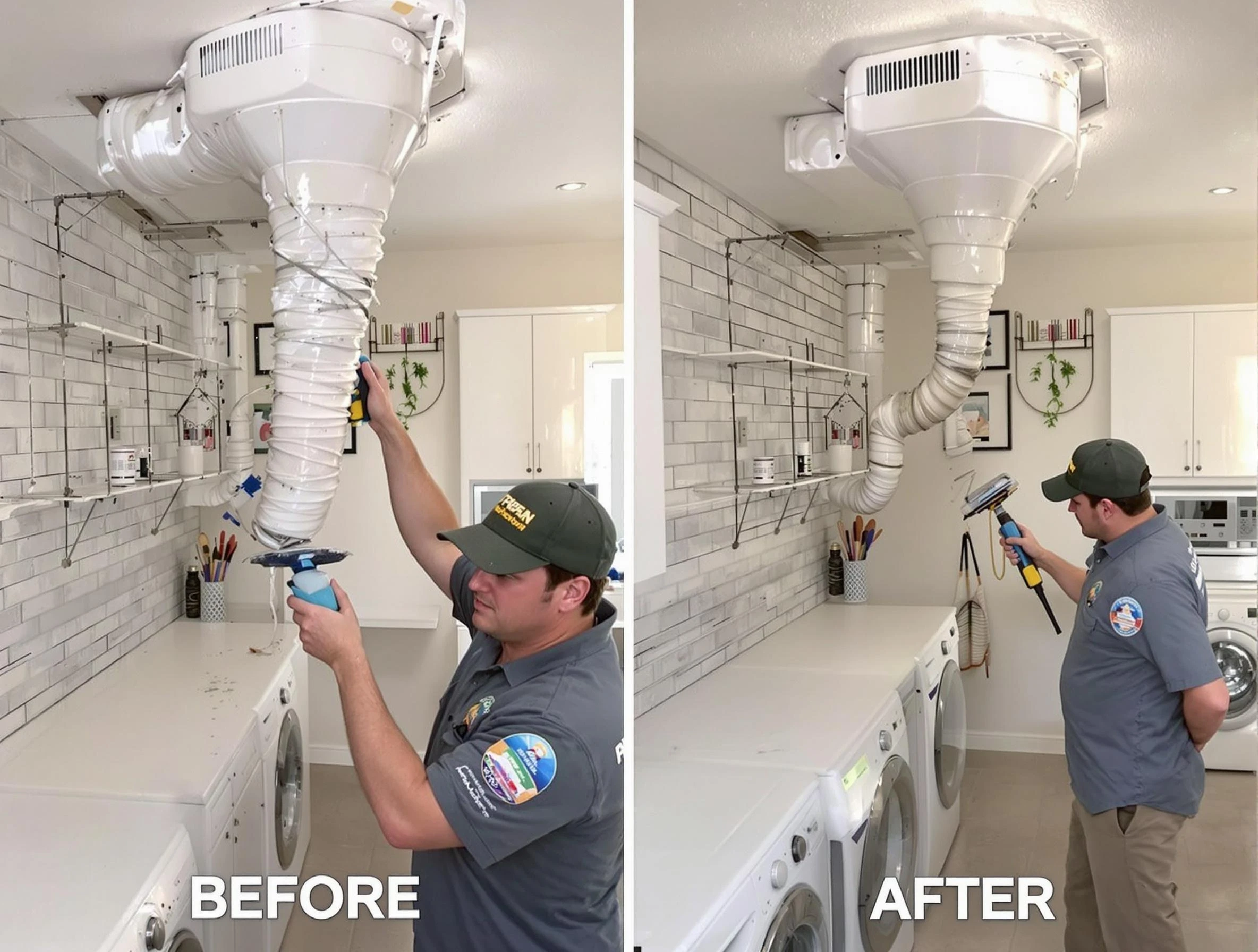 Professional dryer exhaust vent cleaning by Tuckahoe Dryer Vent Cleaning in Tuckahoe