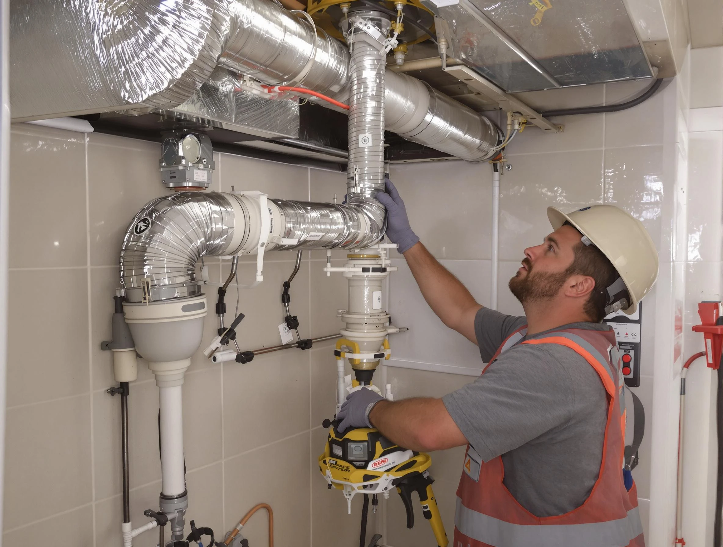 Tuckahoe Dryer Vent Cleaning expert performing professional dryer vent repair and installation in Tuckahoe